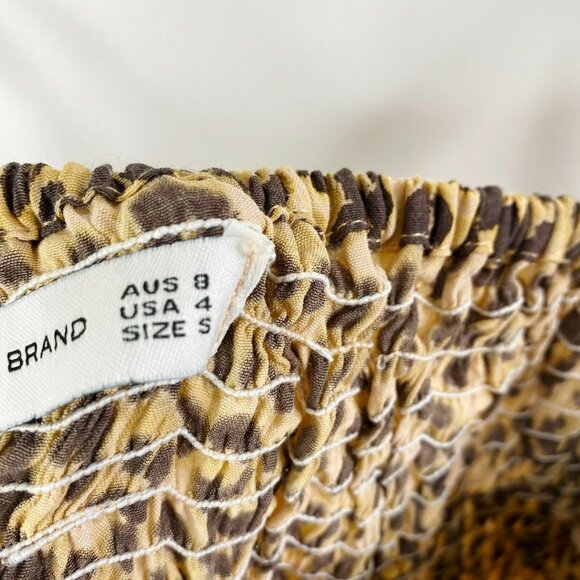 Faithfull The Brand Elsa Jumpsuit Womens Size 4 Animal Print One Piece - Picture 5 of 5